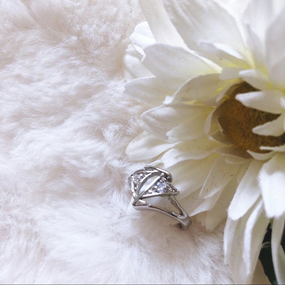 Silver Cute Sailing Boat Ring
